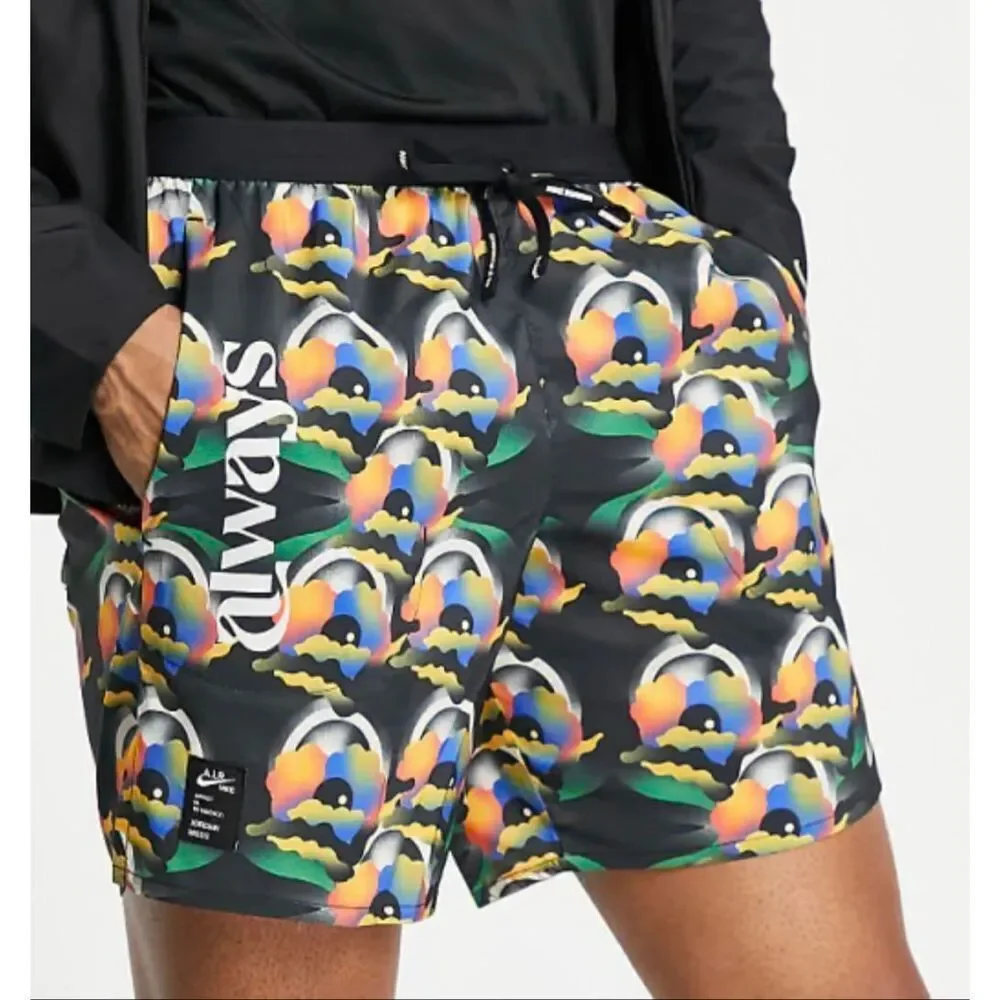 Nike flex stride A.I.R. Jordan moss 7” graphic running shorts small